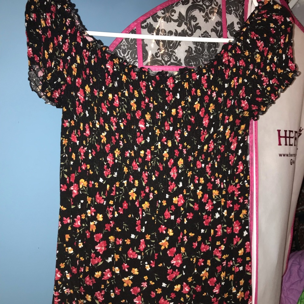 Flower tunic top